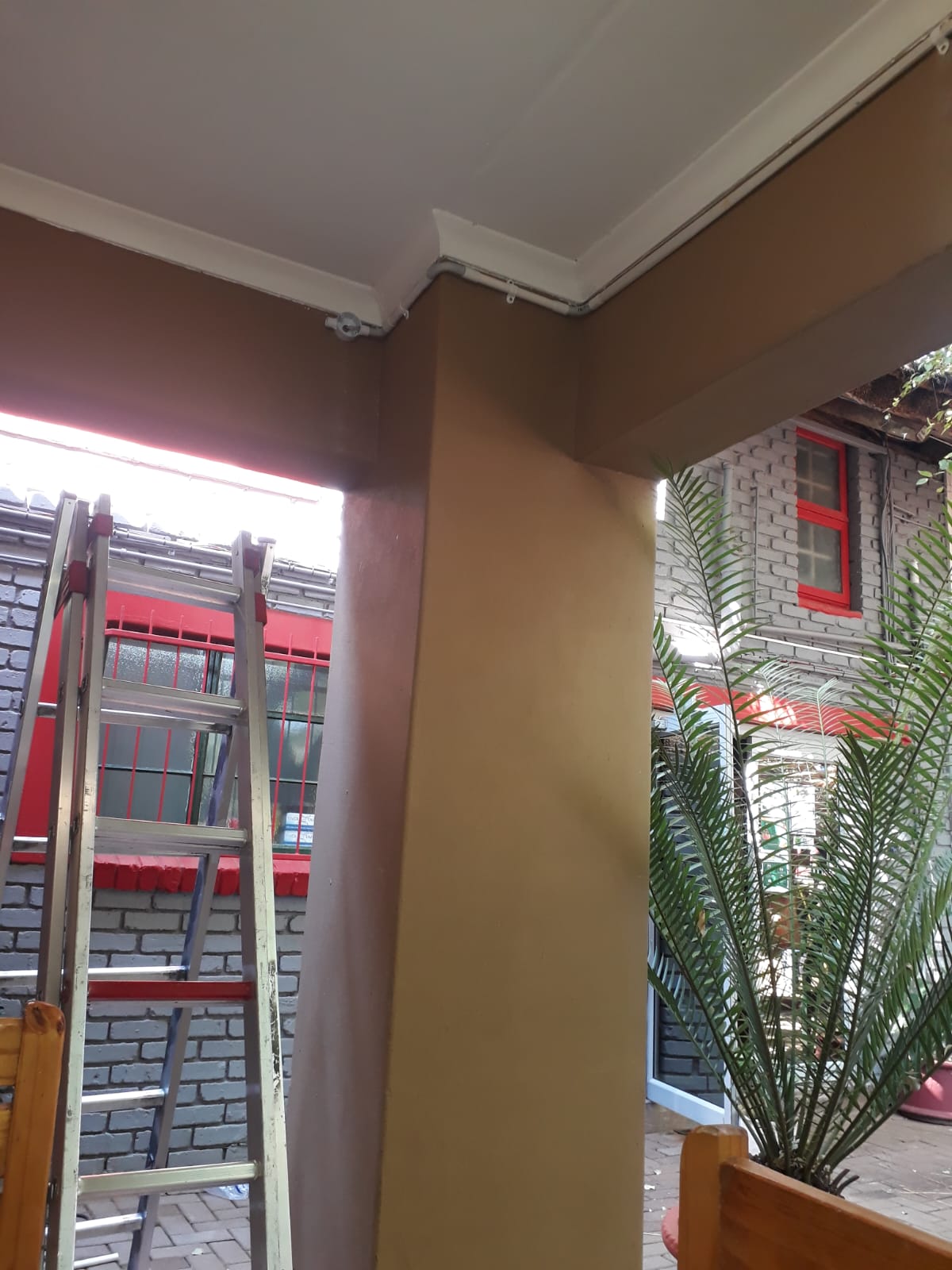 Installed gate motor